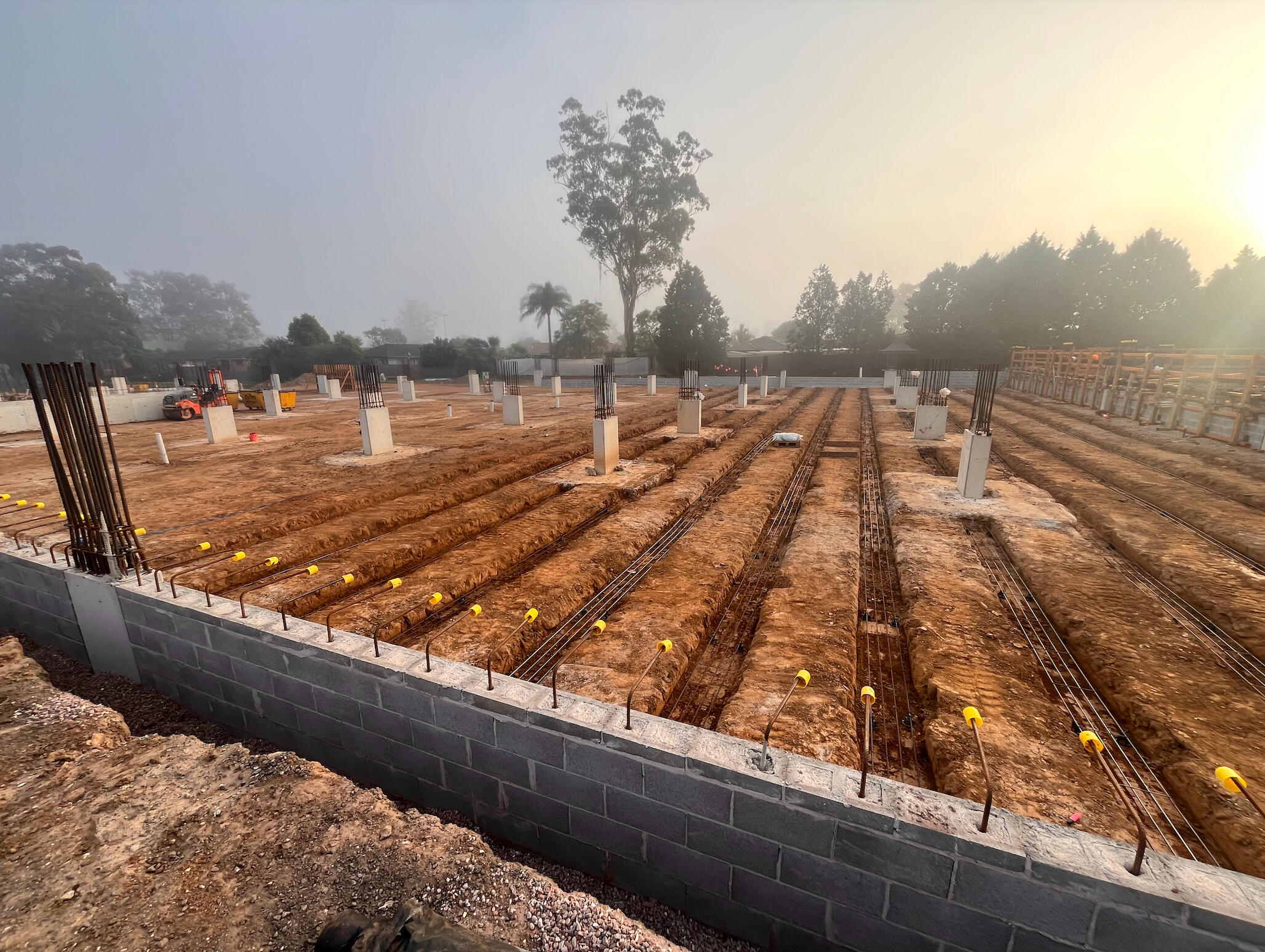 Excavation and earthworks project in Sydney.